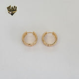(1-2679-1) Gold Laminate - Zircon Chunky Huggies - BGO