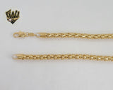 (1-1693) Gold Laminate - 5.5mm Popcorn Link Chain - BGF