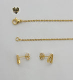 (4-9084) Stainless Steel - 1.5mm Diamond Set - 18". - Fantasy World Jewelry