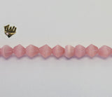 (MBEAD-248-1) 8mm Ojo De Gato Beads - Fantasy World Jewelry