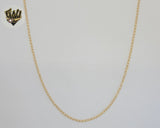 (1-1859) Gold Laminate - 1.8mm Thin Rolo Link Chain - BGF