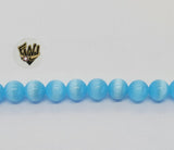 (MBEAD-244) 8mm Ojo De Gato Beads - Fantasy World Jewelry