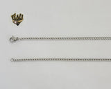(4-3102) Stainless Steel - 3mm Curb Link Chain. - Fantasy World Jewelry