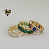 (1-3131) Gold Laminate- Eternity Ring -BGO - Fantasy World Jewelry