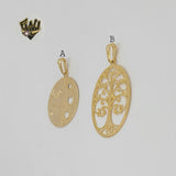(1-2237-2) Gold Laminate Pendants - BGF