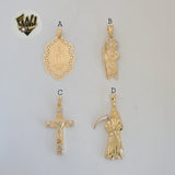 (1-2429) Gold Laminate Pendants - BGF