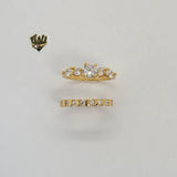 (1-3183) Gold Laminate - Wedding Rings - BGO - Fantasy World Jewelry