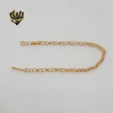 (1-60090-1) Gold Laminate - 4mm Zircon Bracelet - BGO