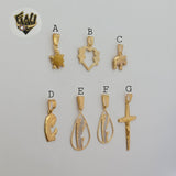 (1-2076) Colgantes Laminado Oro - BGF