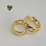 (1-3106) Gold Laminate- Curb Link Ring -BGO - Fantasy World Jewelry