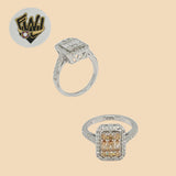 (2-5094-1) 925 Sterling Silver - Zircon Ring - Fantasy World Jewelry