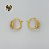 (1-2939) Gold Laminate - Colorful Hoops - BGO