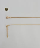 (1-6469) Gold Laminate - Adjustable Heart Necklace - BGO - Fantasy World Jewelry