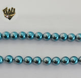 (MBEAD-26-1) 6mm Two-Tone Pearl - Round - Fantasy World Jewelry