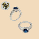 (2-5107) 925 Sterling Silver - Zircon Ring - Fantasy World Jewelry