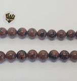 (MBEAD-216) 10mm Mahogany Beads - Fantasy World Jewelry
