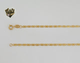 (1-1920) Gold Laminate - 2.5mm Alternative Mariner Link Chain - BGF