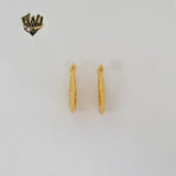 (1-2682) Gold Laminate Hoops - BGO