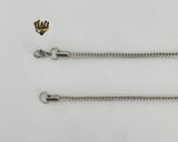 (4-3178) Stainless Steel - 3mm Alternative Curb Link Chain - 24" - Fantasy World Jewelry