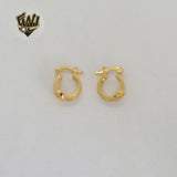 (1-2619) Laminado Oro - Aros Corazón Zircon - BGO