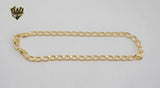 (1-0021) Gold Laminate - 5mm Open Link Anklet - 10" - BGF - Fantasy World Jewelry
