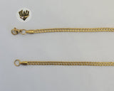 (4-3167) Stainless Steel - 3mm Alternative Curb Link Chain - 20" - Fantasy World Jewelry