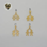 (1-2099) Gold Laminate - Kids Pendants - BGF