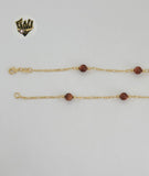 (1-3902-C) Gold Laminate - 6mm Venturina Beads Necklace - BGF