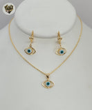 (1-6065) Gold Laminate- Eyes Set - BGF - Fantasy World Jewelry