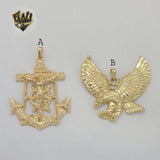 (1-2357-1) Gold Laminate Pendants - BGO
