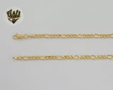 (1-1958) Gold Laminate - 4mm Figaro Link Chain - BGF