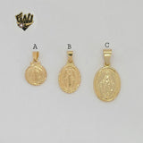 (1-2219) Gold Laminate - Religious Pendants - BGF-BGO