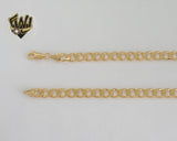 (1-1793-1) Gold Laminate - 6mm Curb Link Chain - BGF