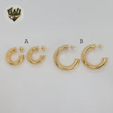(1-2982-1) Gold Laminate - Half Hoops