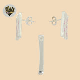 (2-6399) 925 Sterling Silver - Alternative Zircon Set. - Fantasy World Jewelry