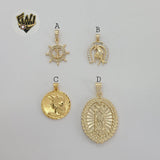 (1-2238-2) Gold Laminate Pendants - BGO