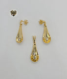 (1-6446) Gold Laminate - Zircon Set - BGF - Fantasy World Jewelry
