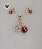 (1-6296) Gold Laminate Set - BGO - Fantasy World Jewelry
