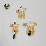(1-2463-1) Gold Laminate - Pin Pendants - BGO