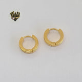 (4-2158) Stainless Steel - Hoops. - Fantasy World Jewelry