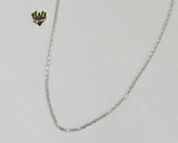 (4-3195) Stainless Steel - 2mm Flat Marine Chain. - Fantasy World Jewelry