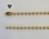 (4-3160) Stainless Steel - 5mm Balls Link Chain - 30" - Fantasy World Jewelry