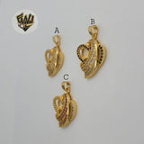 (1-2427) Gold Laminate Pendants - BGO