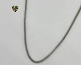 (4-3142) Stainless Steel - 3mm Round Link Chain. - Fantasy World Jewelry