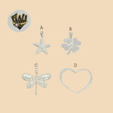 (2-1476) 925 Sterling Silver - Pendants. - Fantasy World Jewelry