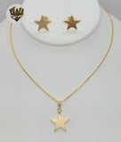 (1-6247) Gold Laminate - Star Set - BGF - Fantasy World Jewelry