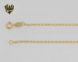 (1-1591) Gold Laminate - 1.5mm Alternative Mariner Link Chain - BGF
