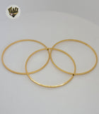 (1-4019) Gold Laminate - 1.5mm Classic Bangles - BGF - Fantasy World Jewelry