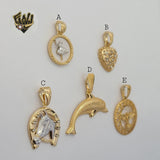 (1-2317) Gold Laminate Pendants - BGF