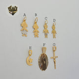 (1-2041) Gold Laminate Pendants - BGF